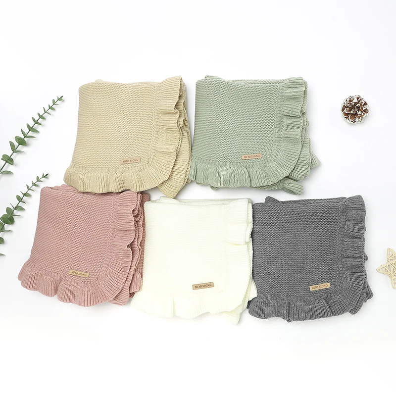 שמיכת עיטוף סרוגה לתינוק