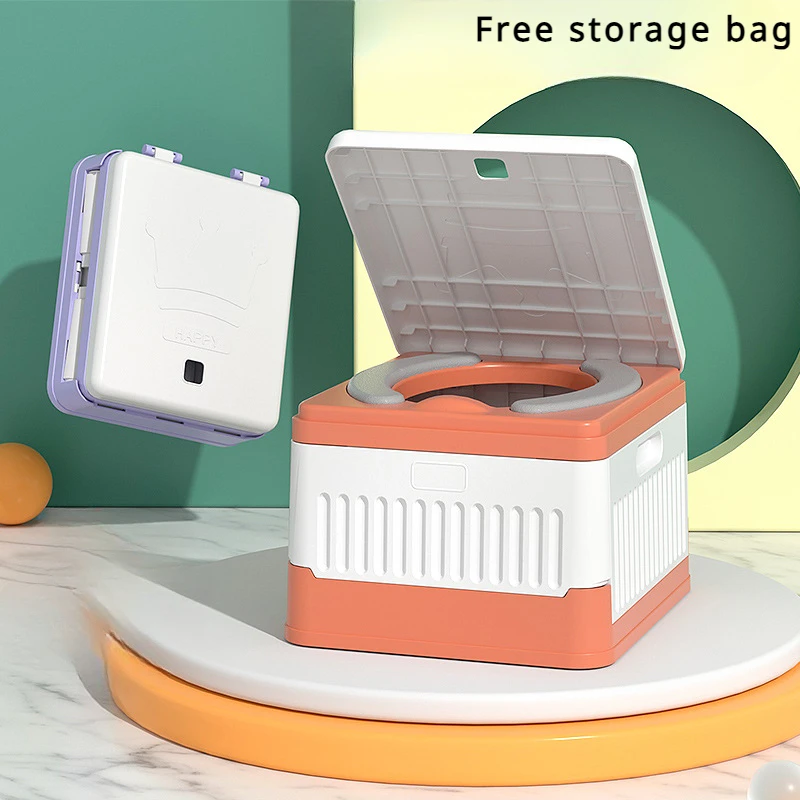 סיר לילה נייד - מתקפל לטיולים